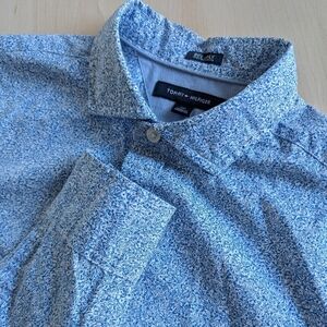 Tommy Hilfiger Blue Casual Button Down Shirt